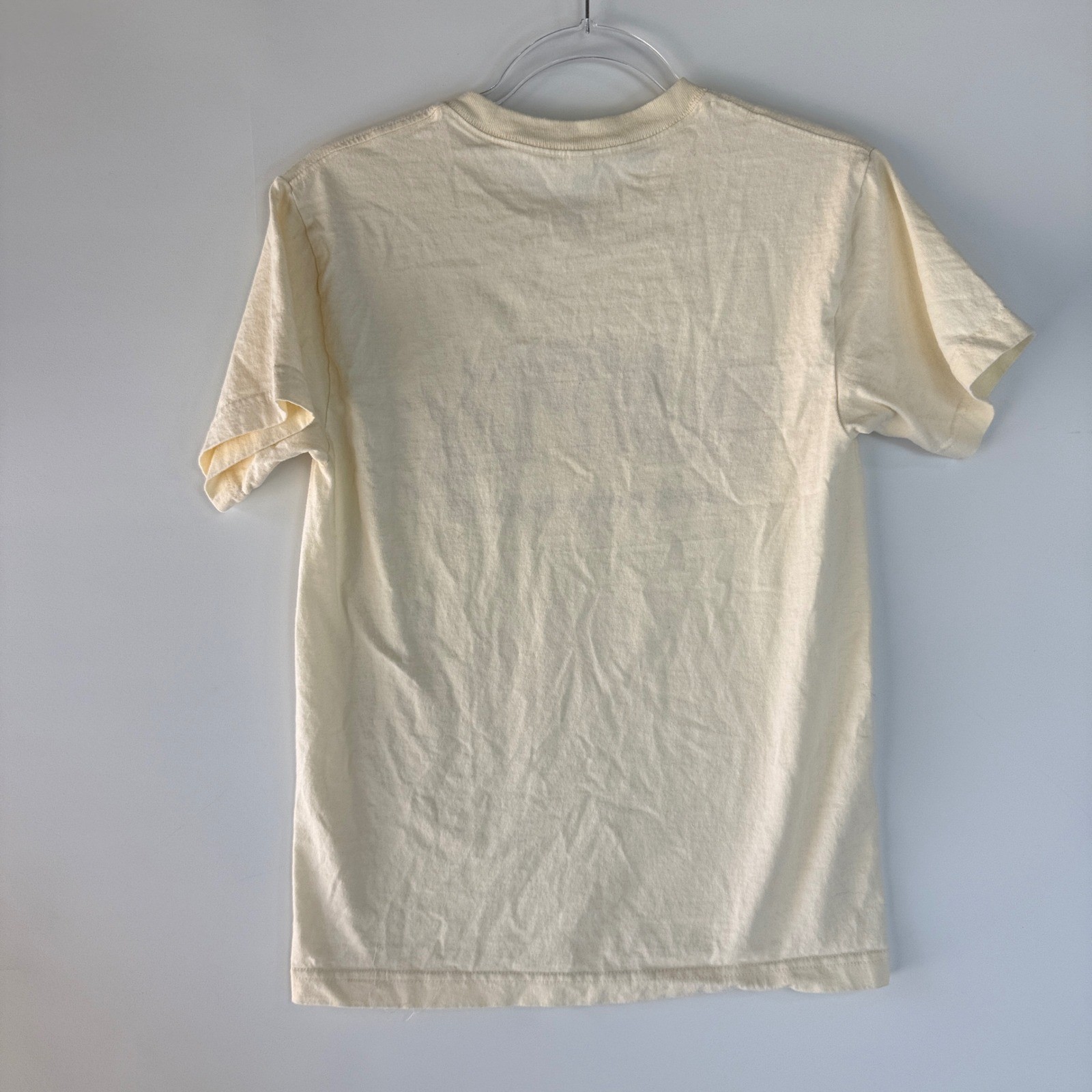 American Apparel Vampire Weekend T-Shirt Mens Small Cream Band Graphic Tee 1301