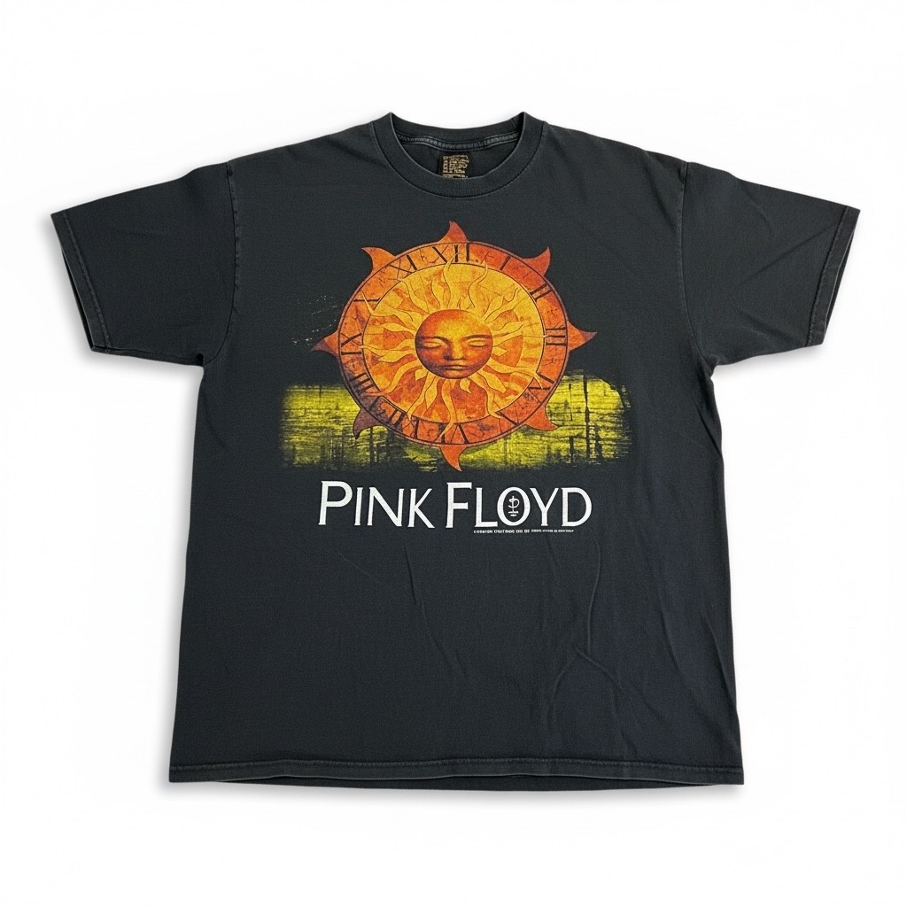 Pink Floyd Vintage Shirt 1994 Tour BROCKUM Tag Sundial Size XL Free Shpg Returns