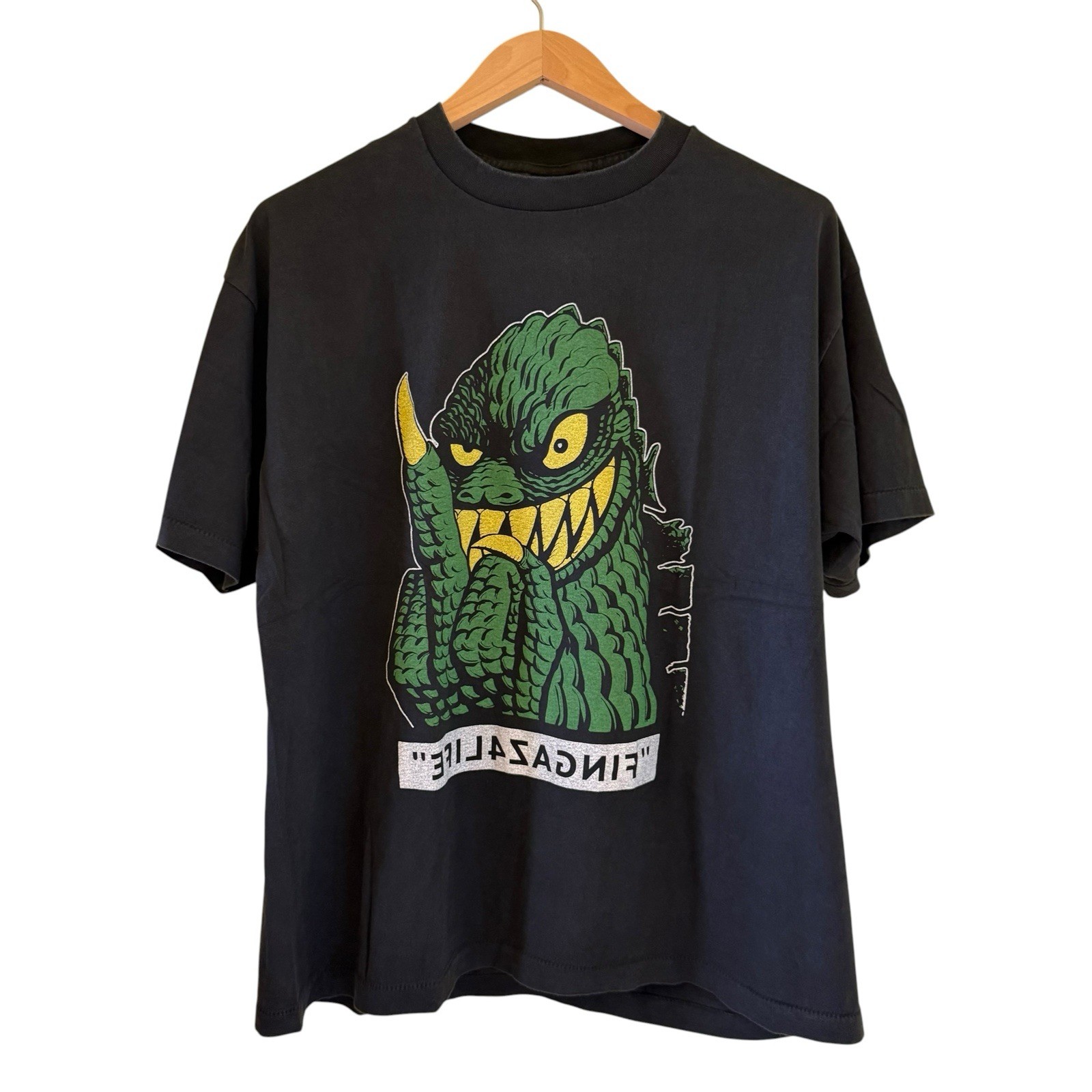 Soundgarden 1991 FINGAZ4LIFE Godzilla Vintage XL Single Stitch T-Shirt REPRINT