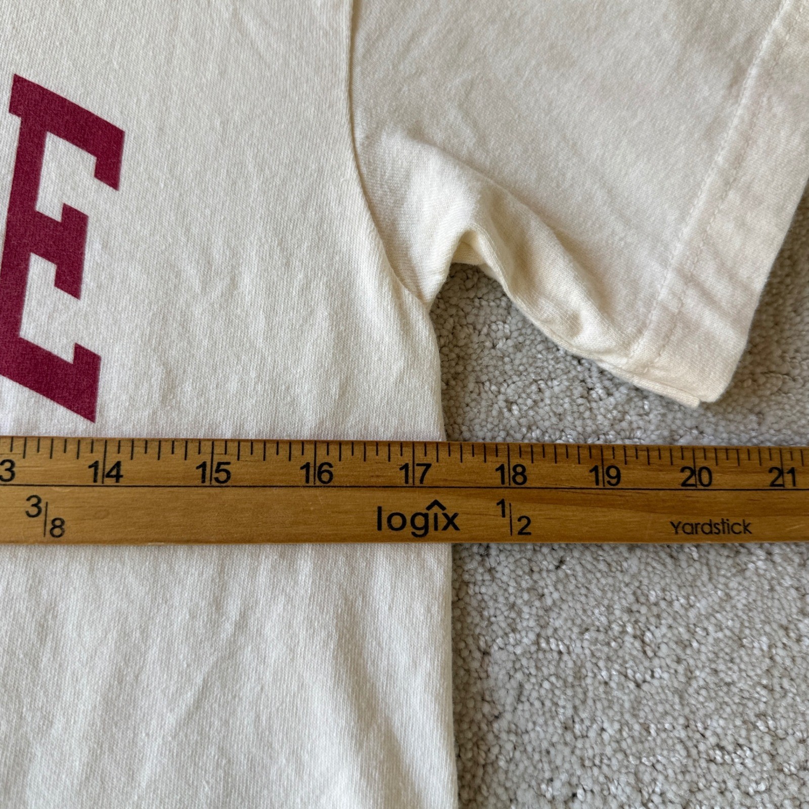 American Apparel Vampire Weekend T-Shirt Mens Small Cream Band Graphic Tee 1301