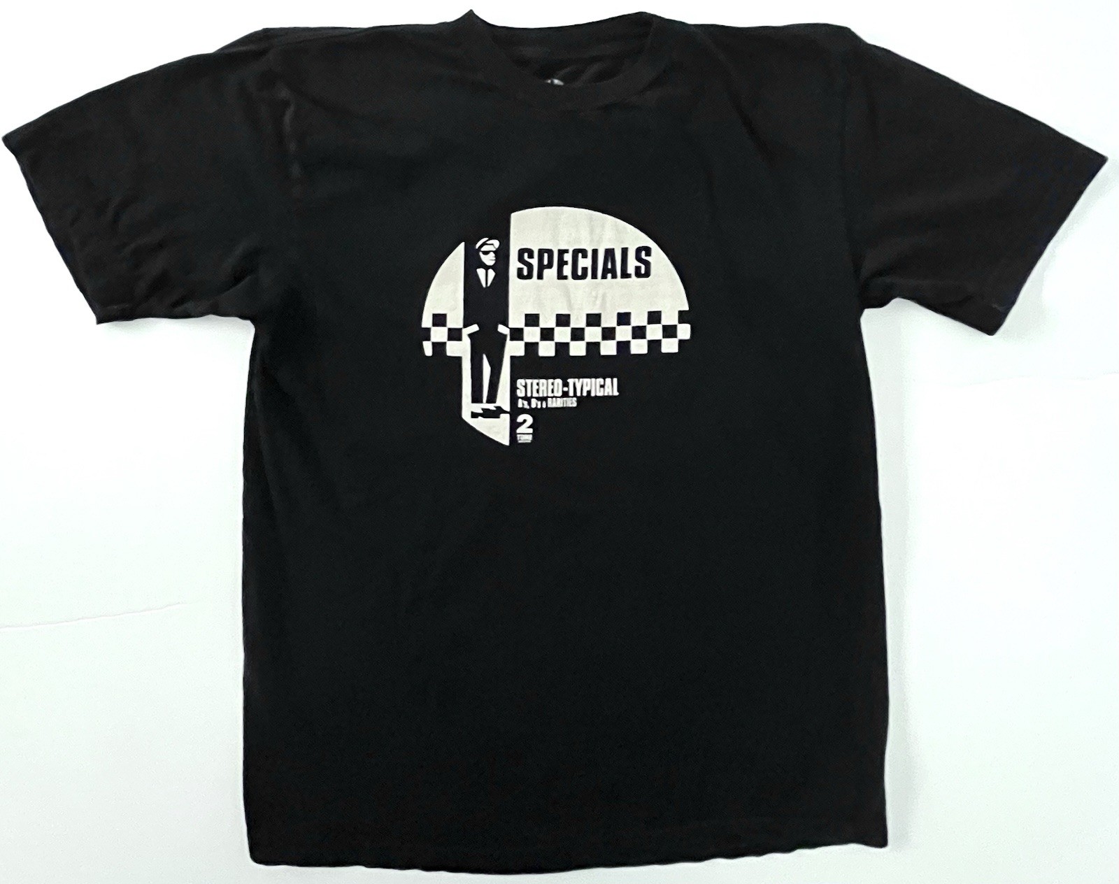 The Specials T-Shirt 2 Tone Stereo-Typical Black Men’s Medium