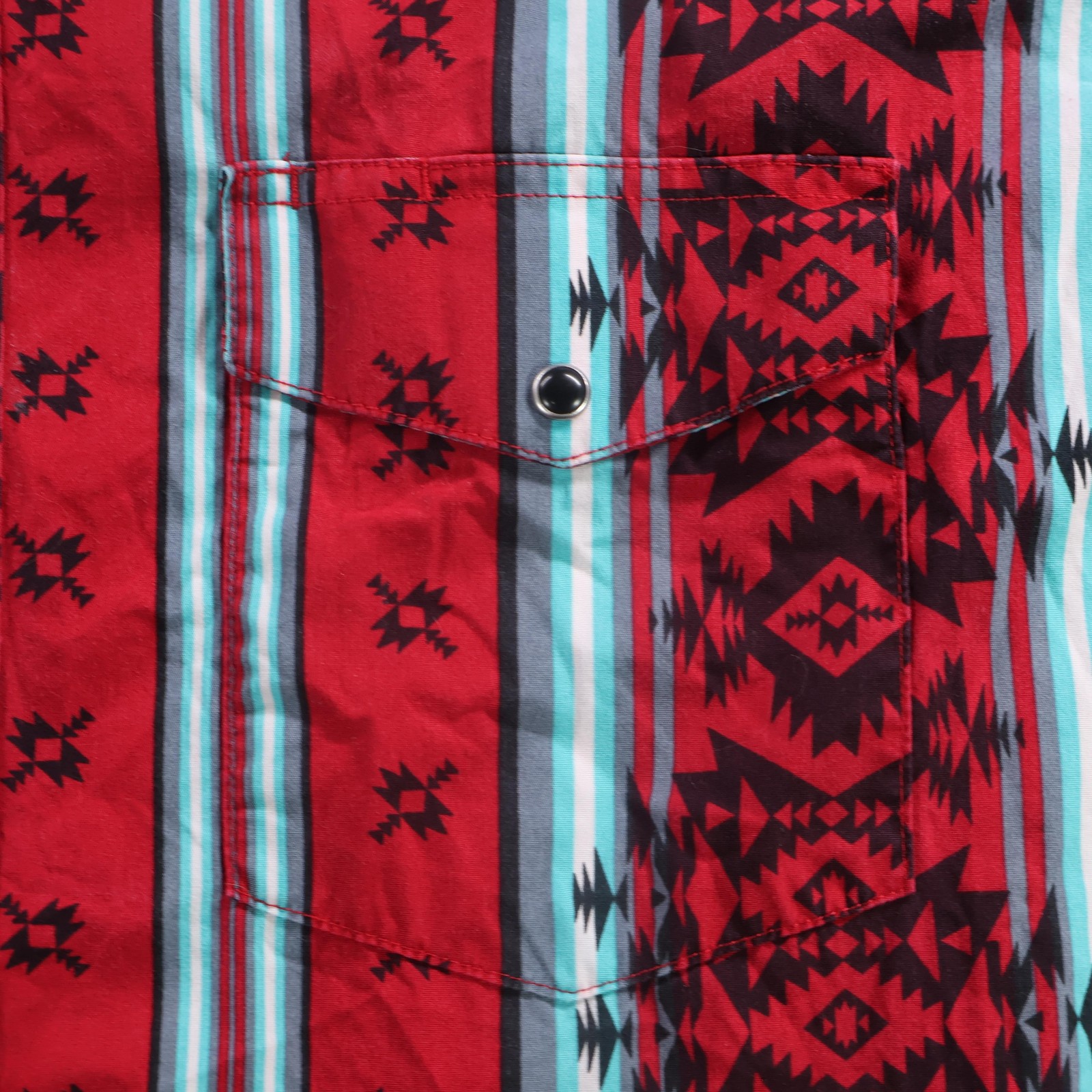 Wrangler Shirt Men Extra Large Checotah Pearl Snap Yoke Najavo Cowboy Western