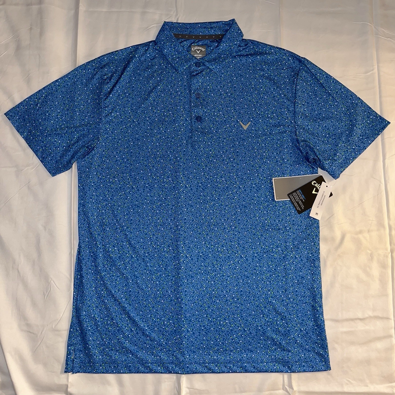 Callaway Opti-Dri Floral Golf Polo – Size Medium – NEW WITH TAGS!!!