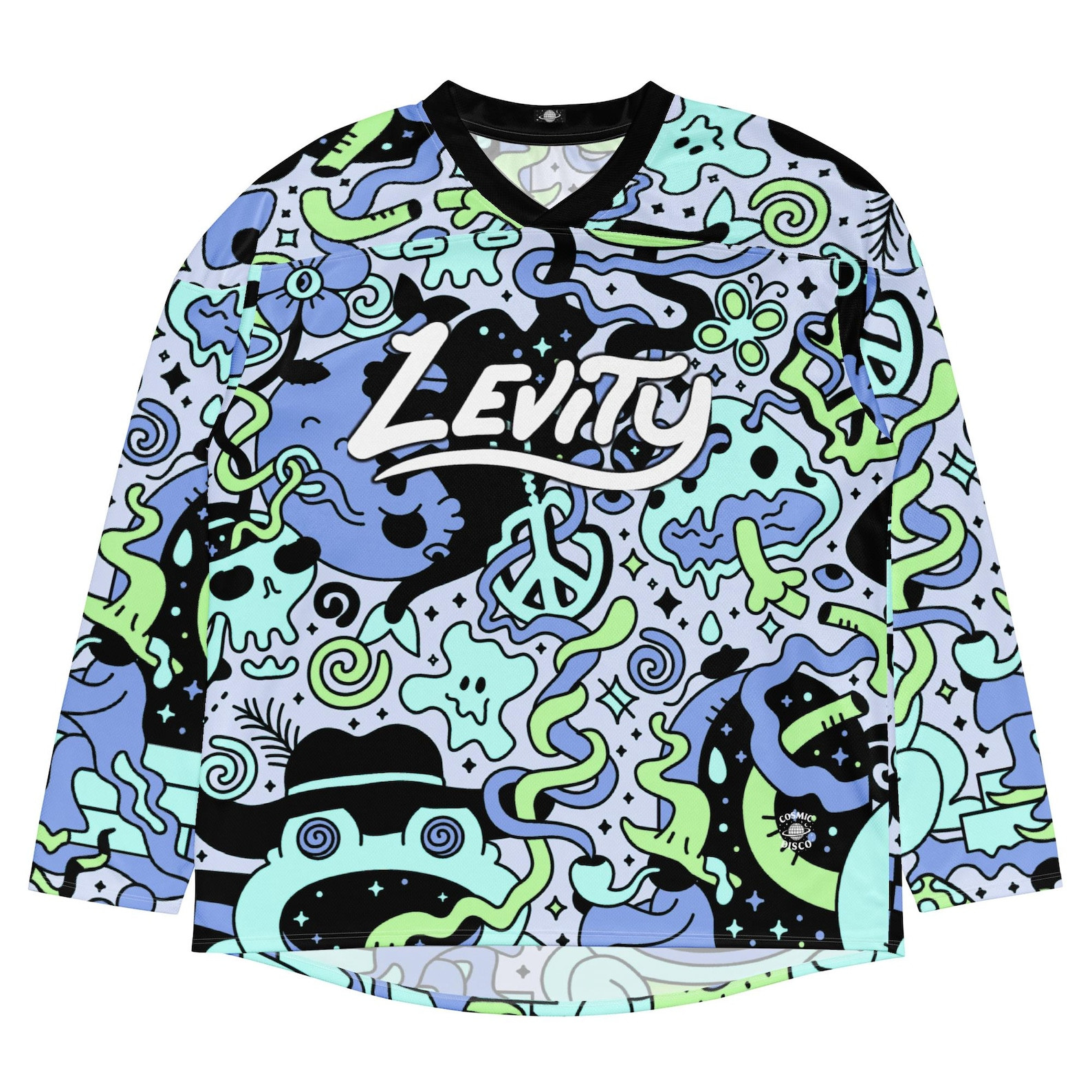 LEVITY Inspired Rave Jersey, Psychedelic Festival Outfit, Comfy Outfit for Bass