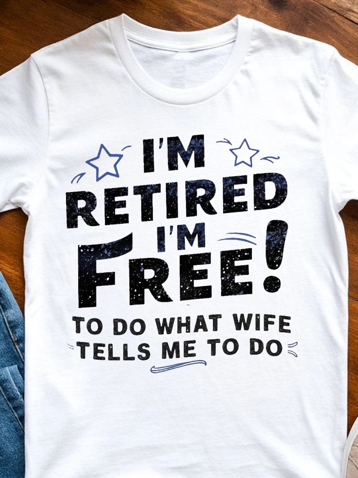 Mens “Im Retired”Funny Print T-Shirt Crew Neck Short Sleeve Retirement Gift ♪