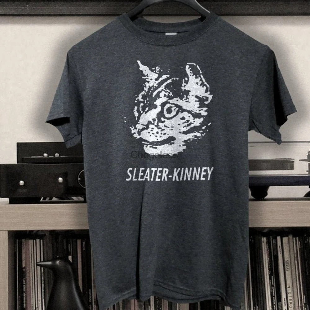 Remake Sleater-Kinney Dark Heather Short Sleeve T shirt Unisex NH26087