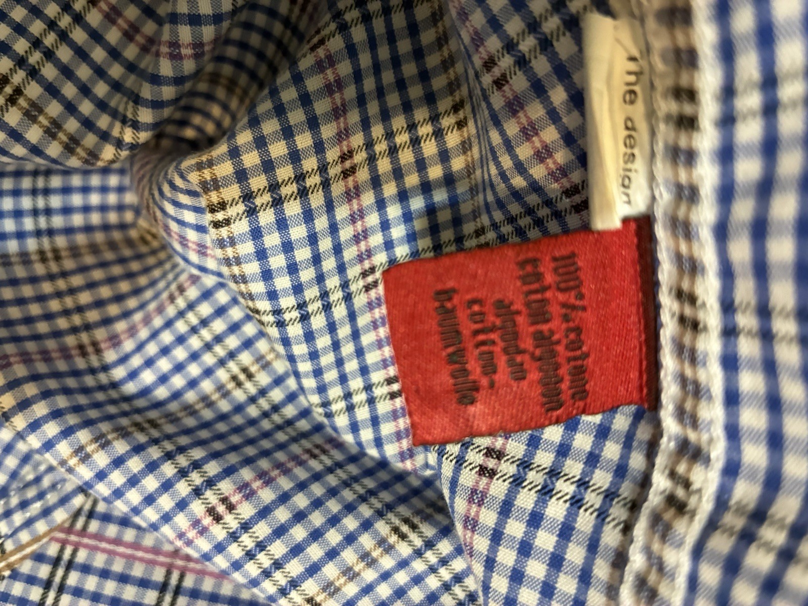 Luchiano Visconti Men’s Multicolor Long Sleeve Button Up Flip Cuff Shirt Size XL