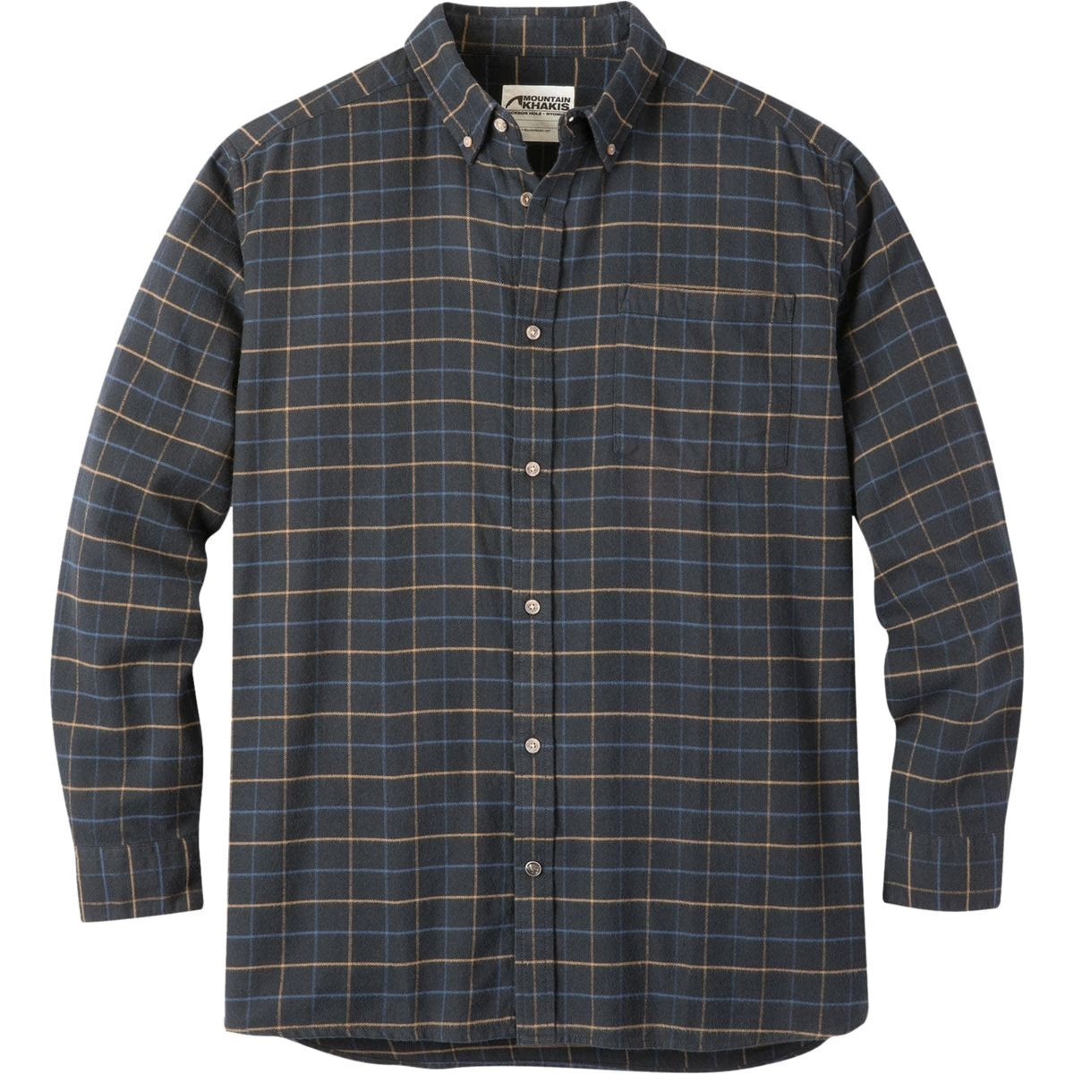 Mountain Khakis Downtown Flannel Shirt Mens Size Large Plaid Flannel Long Sleeve