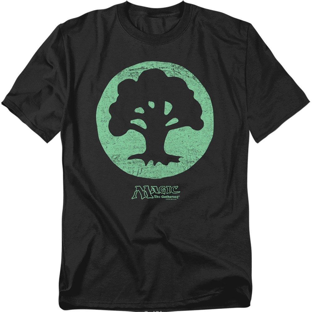MAGIC THE GATHERING GREEN SYMBOL Licensed Adult Graphic Tee Shirt SM-5XL