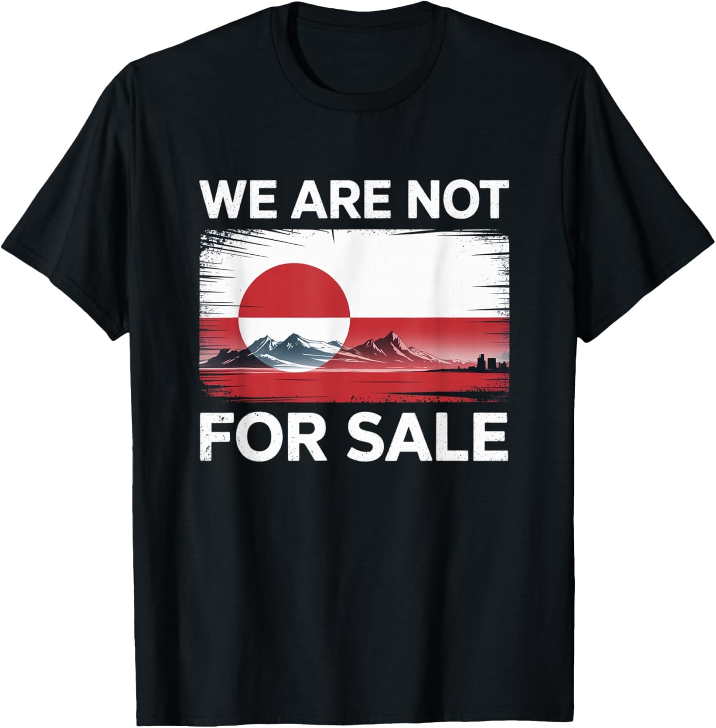 Greenland is Not for Sale Greenland and USA Funny Greenland T-Shirt S – 5XL