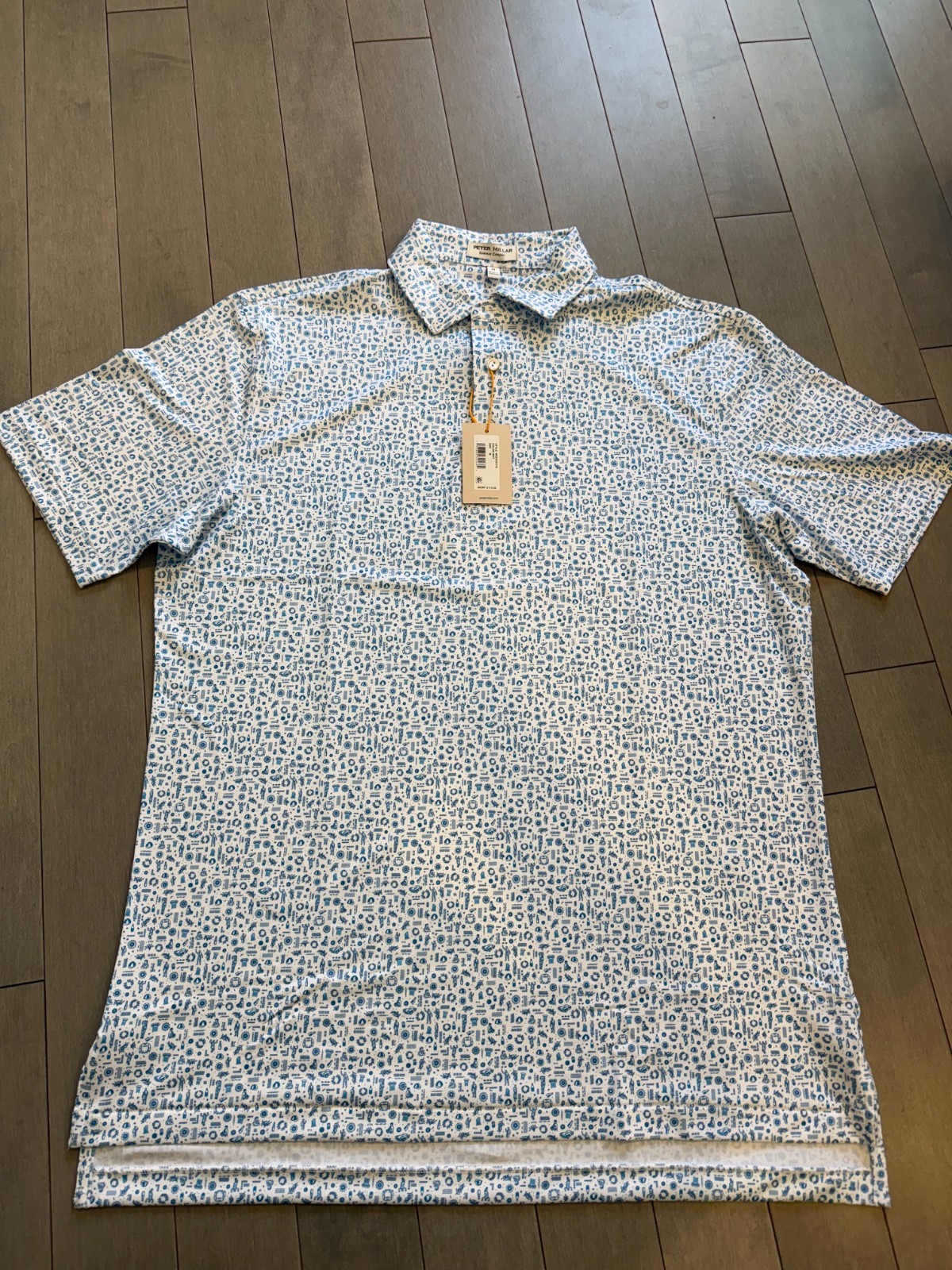 Peter Millar Toga Party Performance Jersey Polo MS25EK31S Men’s Size XL NWT NEW