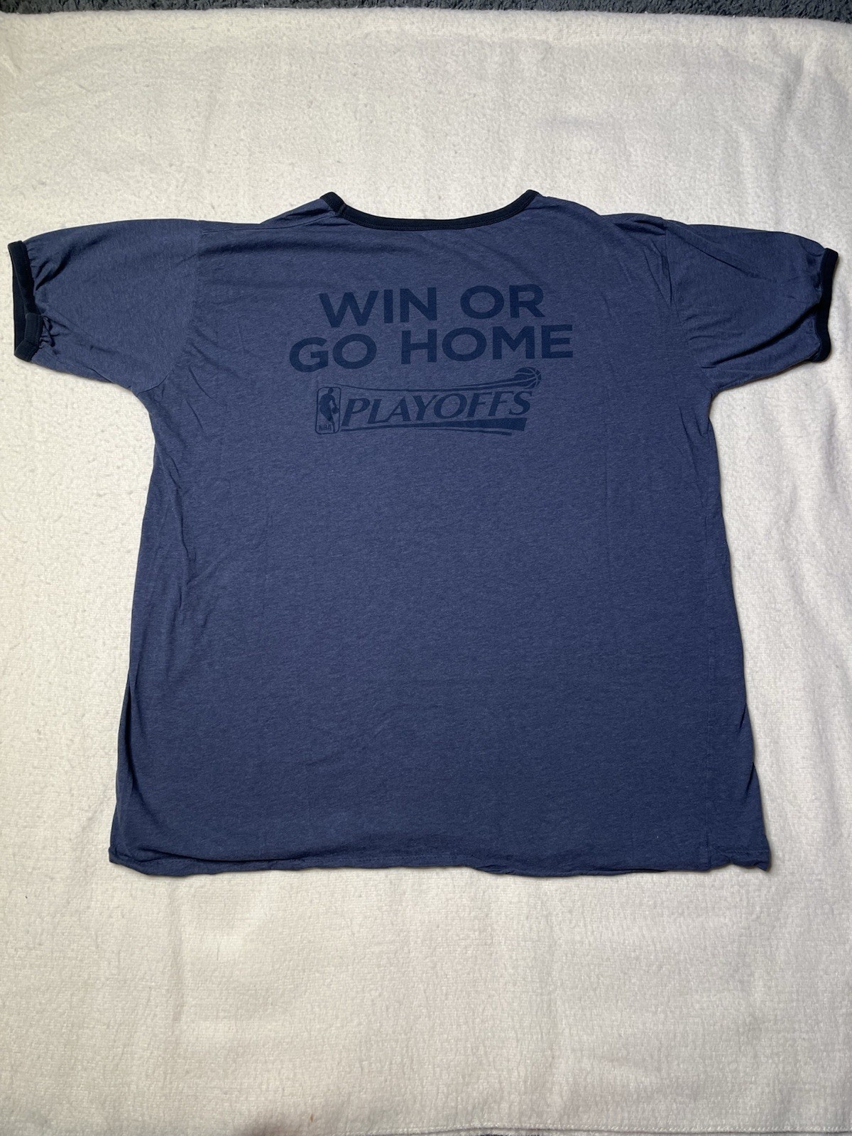 Vintage TNT Sports Win Or Go Home NBA Playoffs T Shirt Mens 2XL Barkley Shaq Y2K