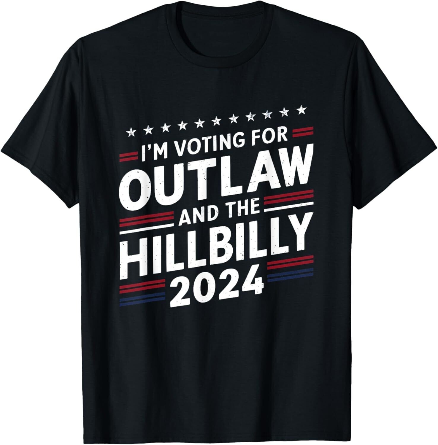 Trump Vance 2024 Donald Trump J.D. Vance Outlaw Hillbilly T-Shirt, Size M – 3XL