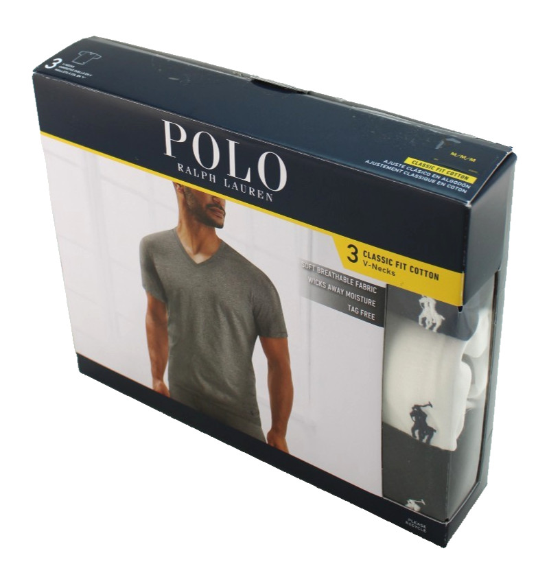 POLO Ralph Lauren Men’s Size Medium Various Colors V-Neck T-shirts RETAIL $49.50