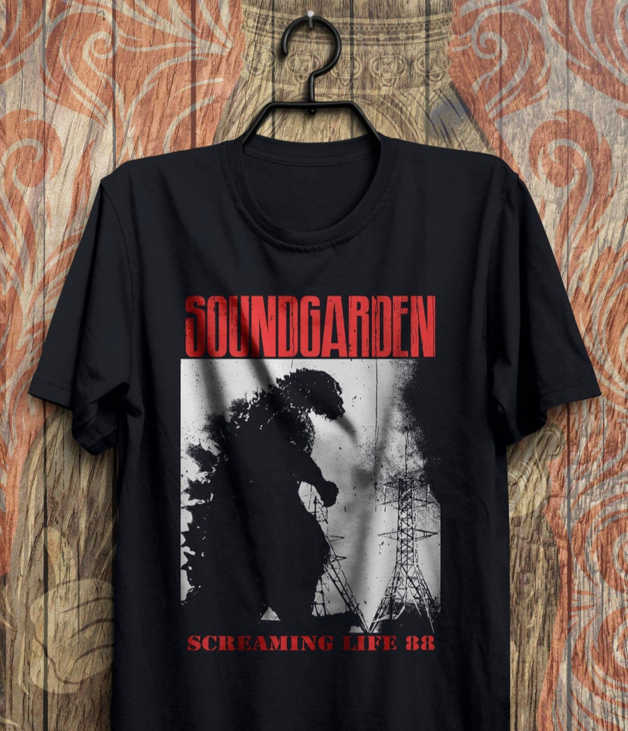 Soundgarden Screaming Life 88 T-Shirt – Soundgarden Shirt, Tour Shirt, Unisex T