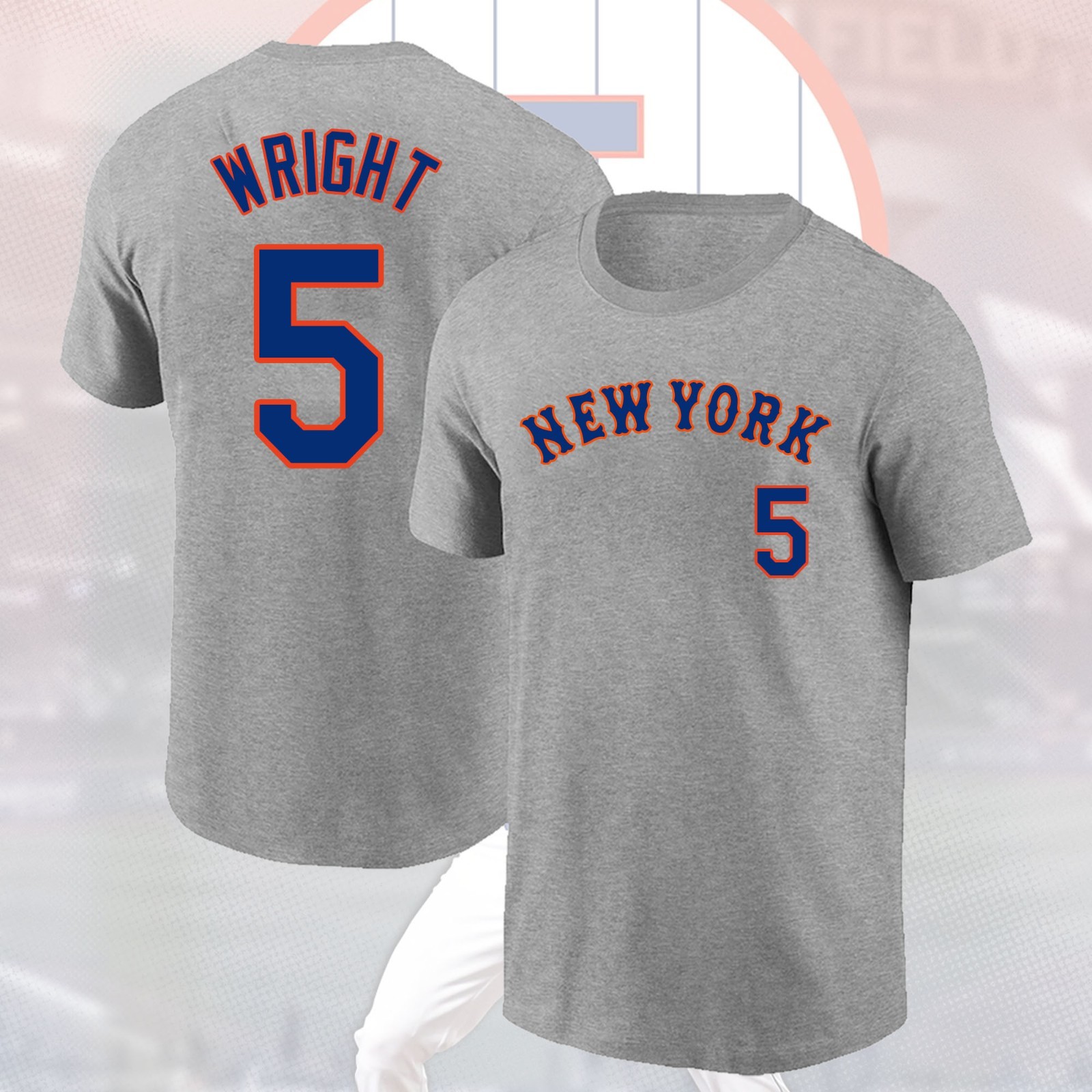HOT HOT – David Wright #5 New York Mets 2025 Name & Number Fastship For Fans