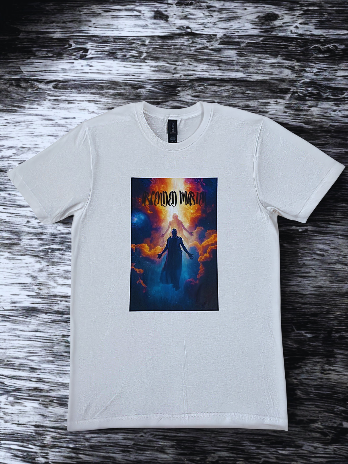 DTF Custom Made – ASCENDED MASTER Short Sleeve T-Shirt – White SML
