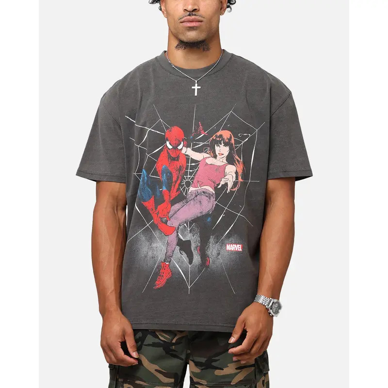 Marvel’s Spider-Man Peter Parker & MJ T-Shirt Black