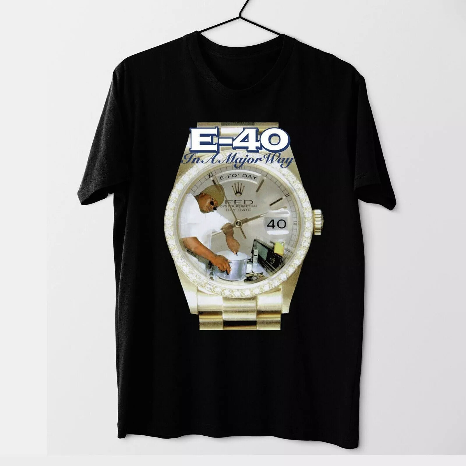 New Rare E-40 E4 In a Major Way New Men T-Shirt