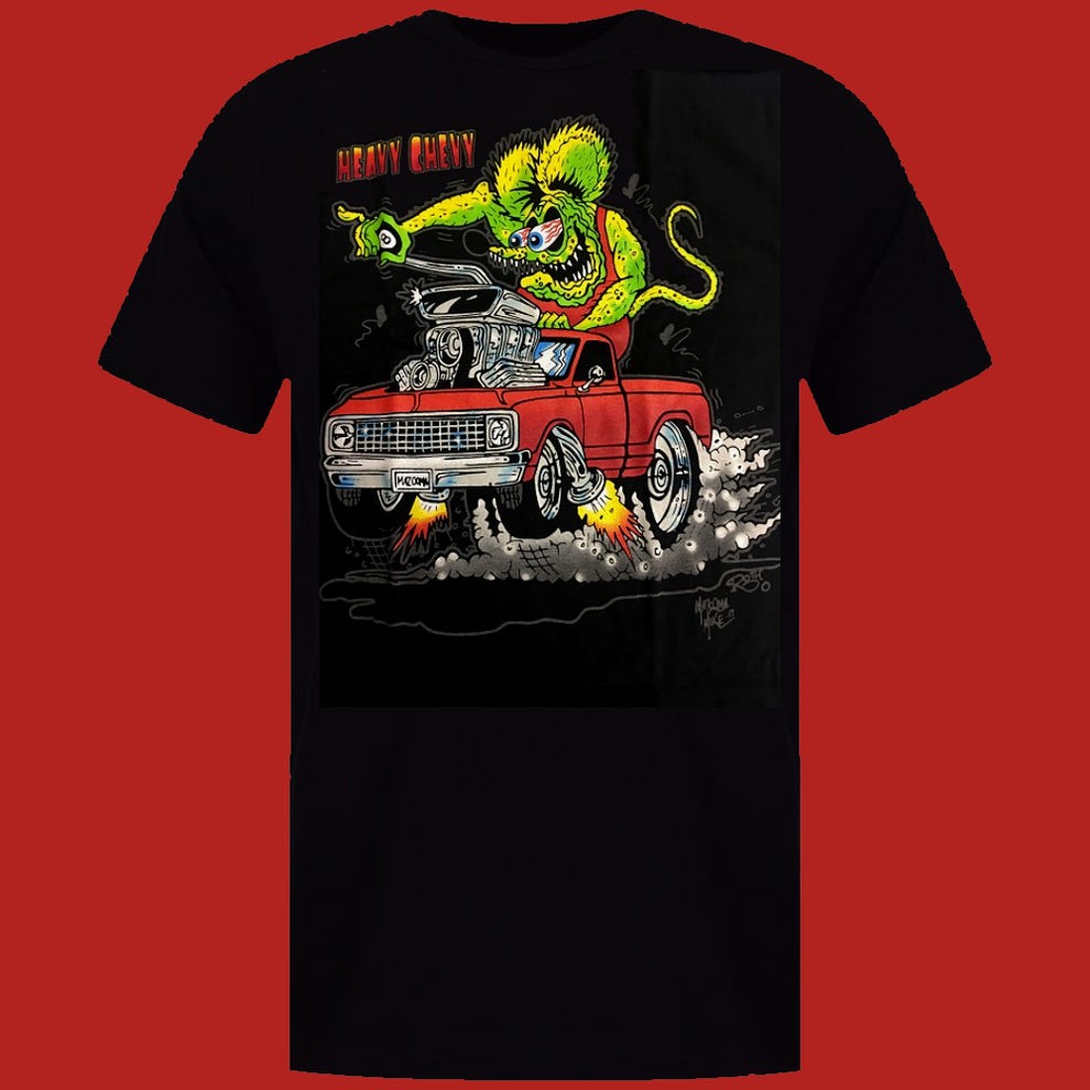 ED ROTH RAT FINK ORIGINAL HEAVY CHEVY COTTTON
