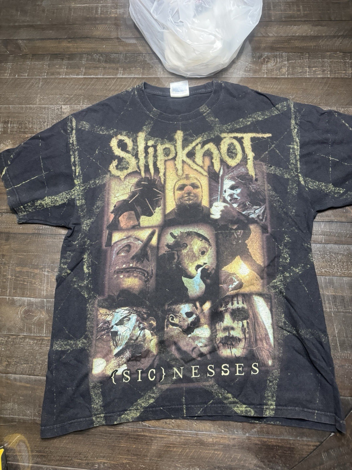 Slipknot DOUBLE SIDED Heavy Metal Band T-Shirt Size M