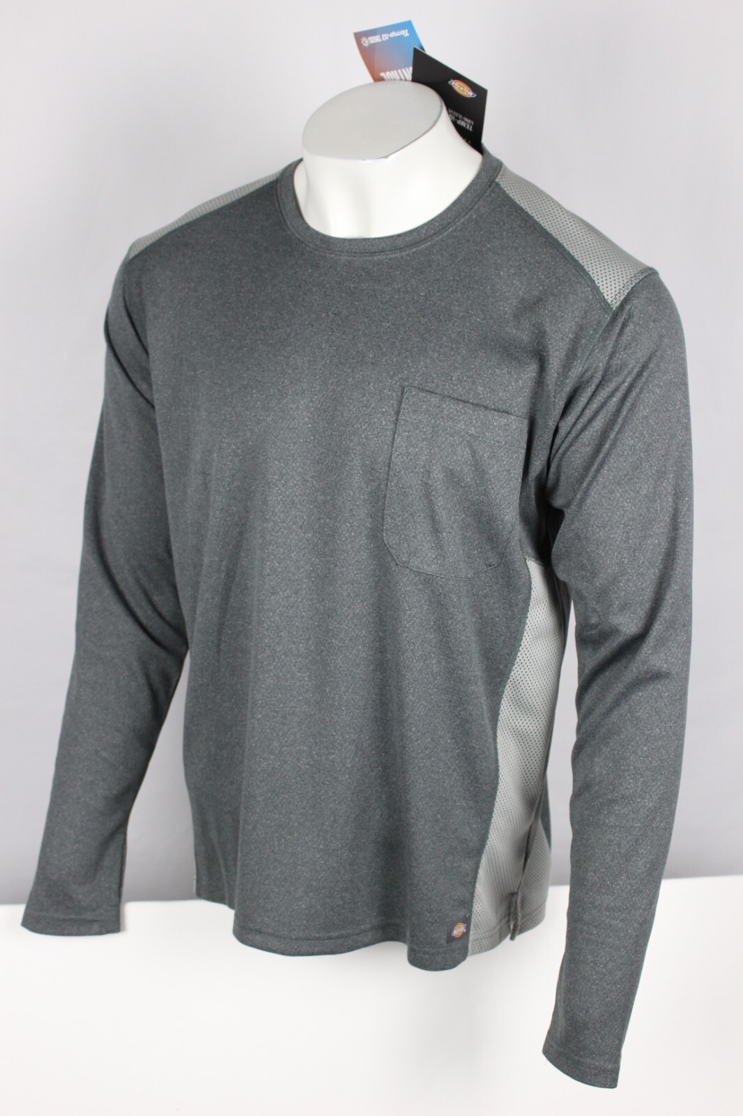 Dickies Men’s Shirt Temp-iQ Performance Cooling Long Sleeve Gray SL620GHF