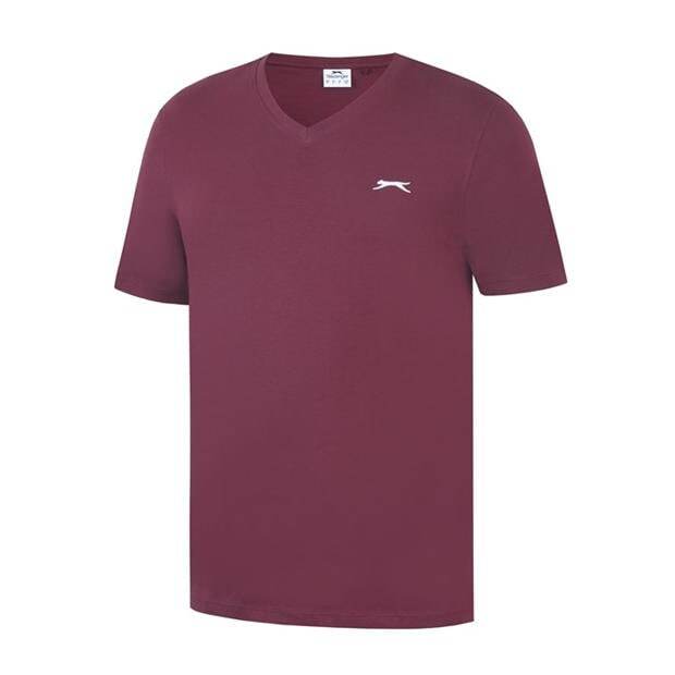 Mens Slazenger 100% Cotton V Neck T Shirt XS S M L XL XXL 3XL 4XL BNWT