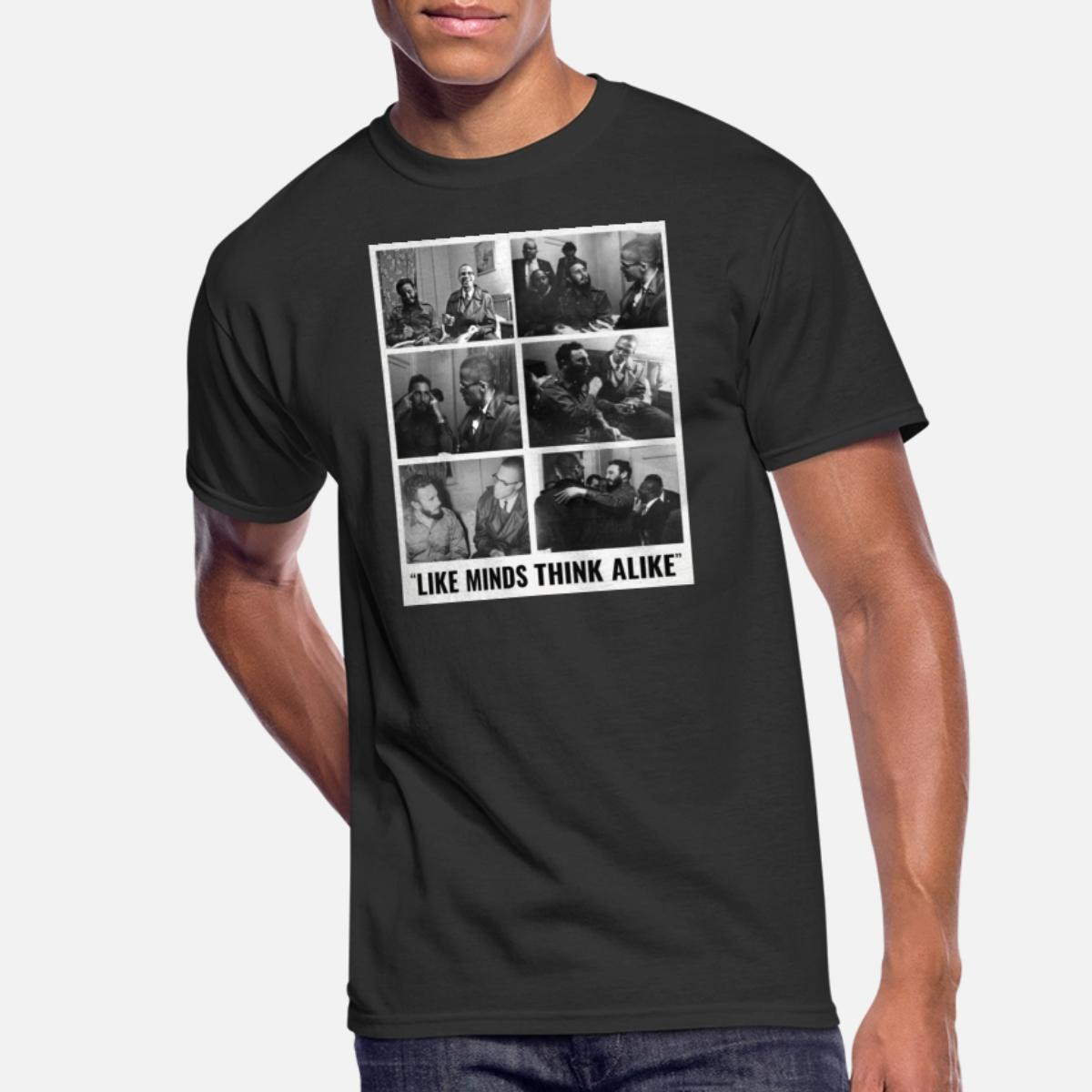 Like Minds Think Alike Colin Kaepernick Fidel Castro Fast Shipping T-Shirt L-2XL