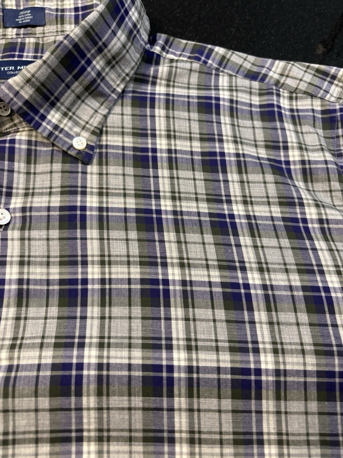 Peter Millar Collection Men’s Flex Finish Shirt Long Sleeve Button Down 2XL