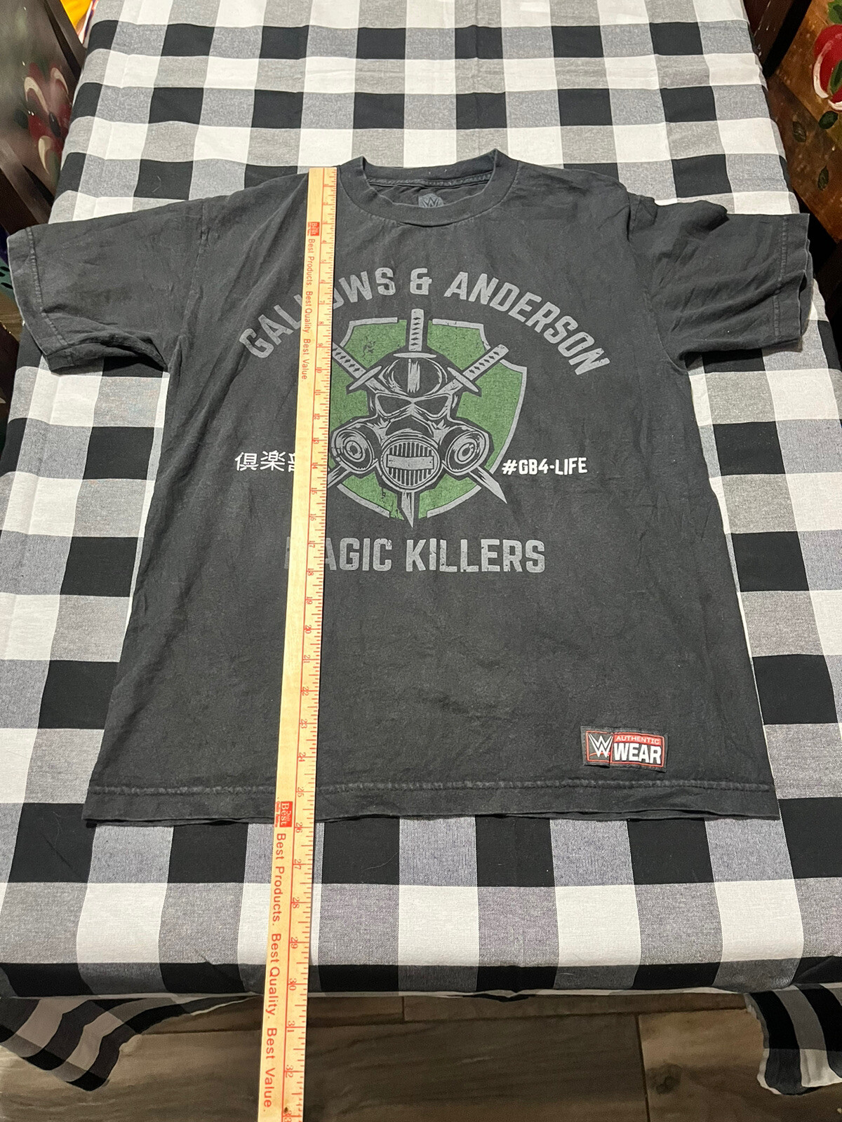 Gallows and Anderson Magic Killers WWE Mens T Shirt Size Medium Authentic Wear