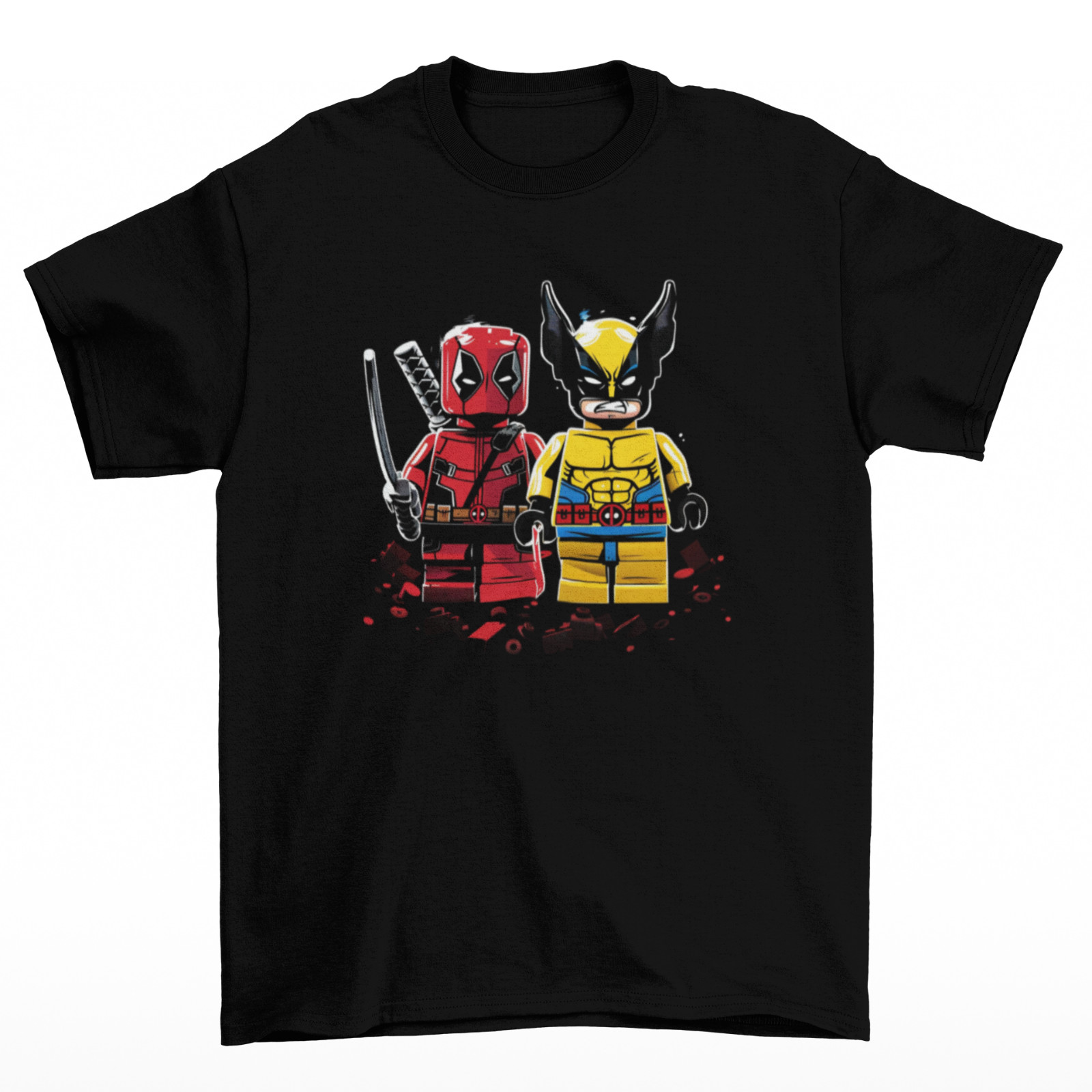 Deadpool T-Shirt Unisex Cotton Super Hero Wolverine Marvel Pizza Sizes New