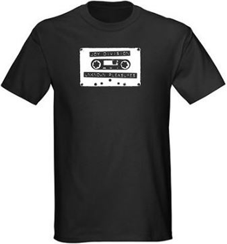 Retro Joy Division Unknown Pleasures on Tape Tee Shirt
