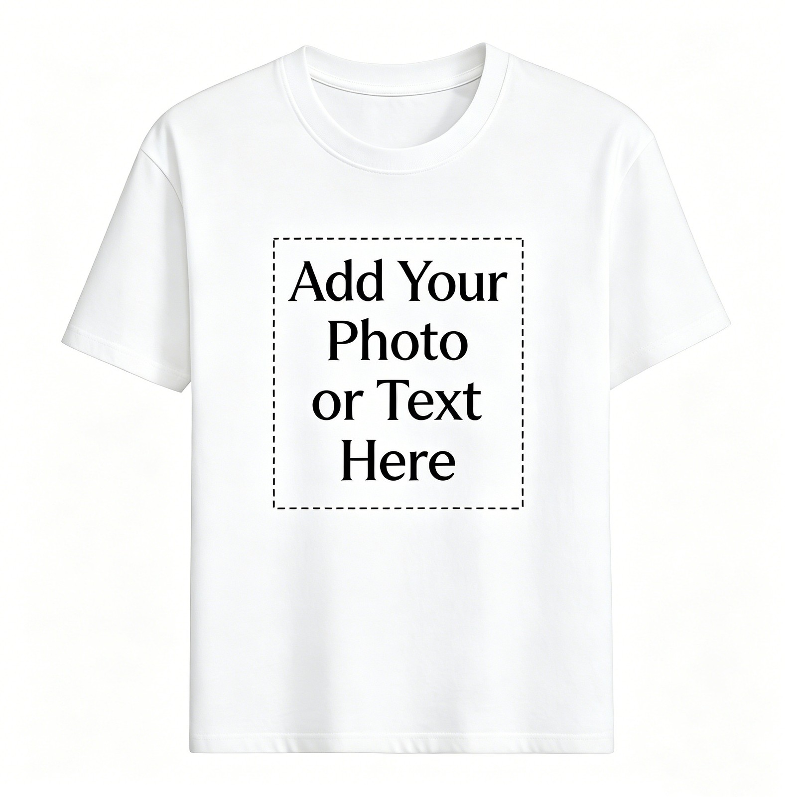 Personalized Custom Photo T-Shirt Gift for Dad Fathers Day Soft Cotton