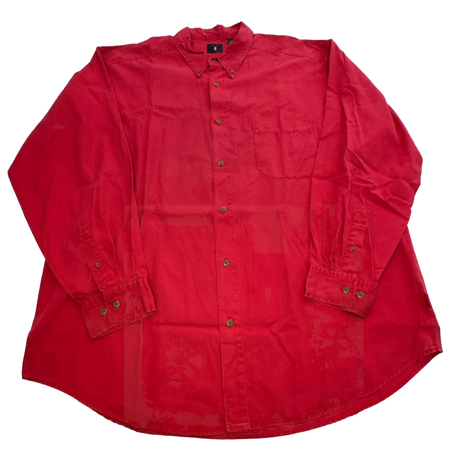VINTAGE Levisl Shirt Mens XL Red Lightweight Oversized Button Up