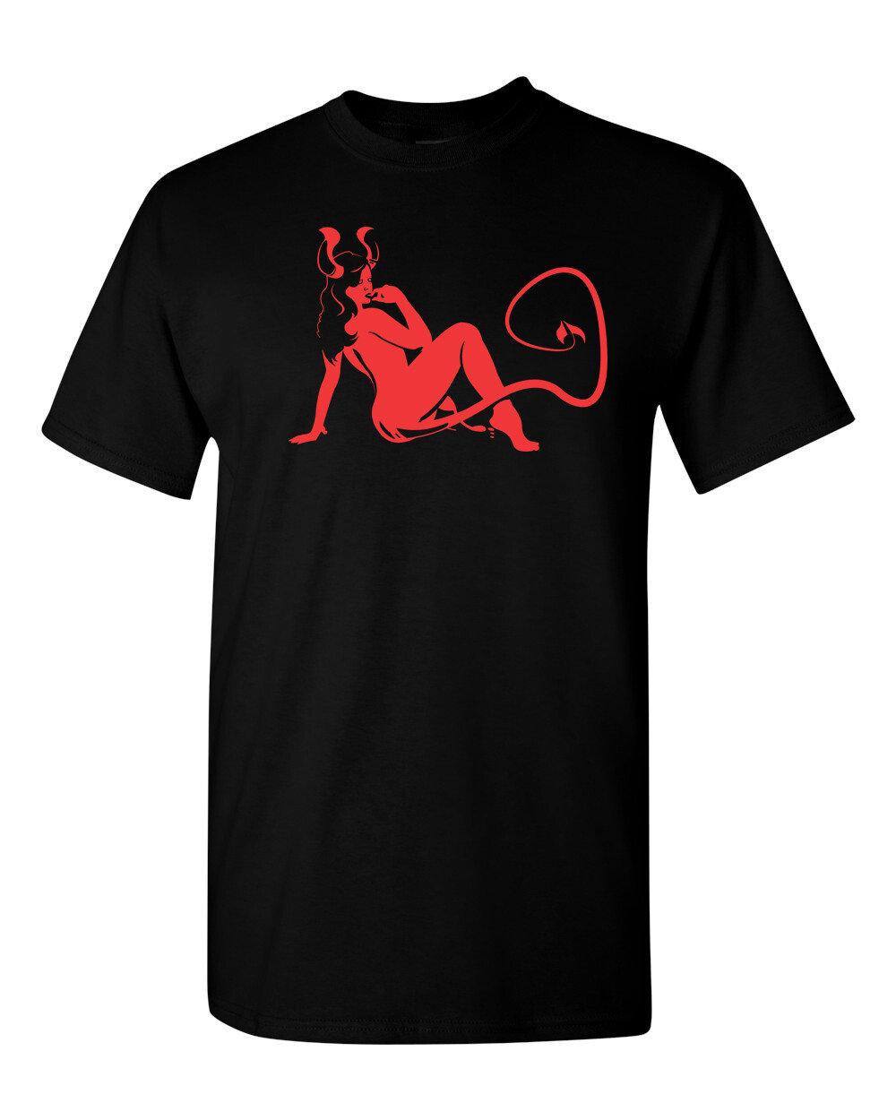 DEVIL GIRL Unisex T-Shirt Multi Colors S-XL FREE S&H! Kyle Millar art Pin-Up