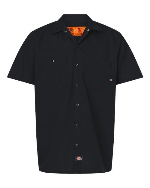 Dickies Men’s Industrial Short Sleeve Work Shirt sizes small-5xl