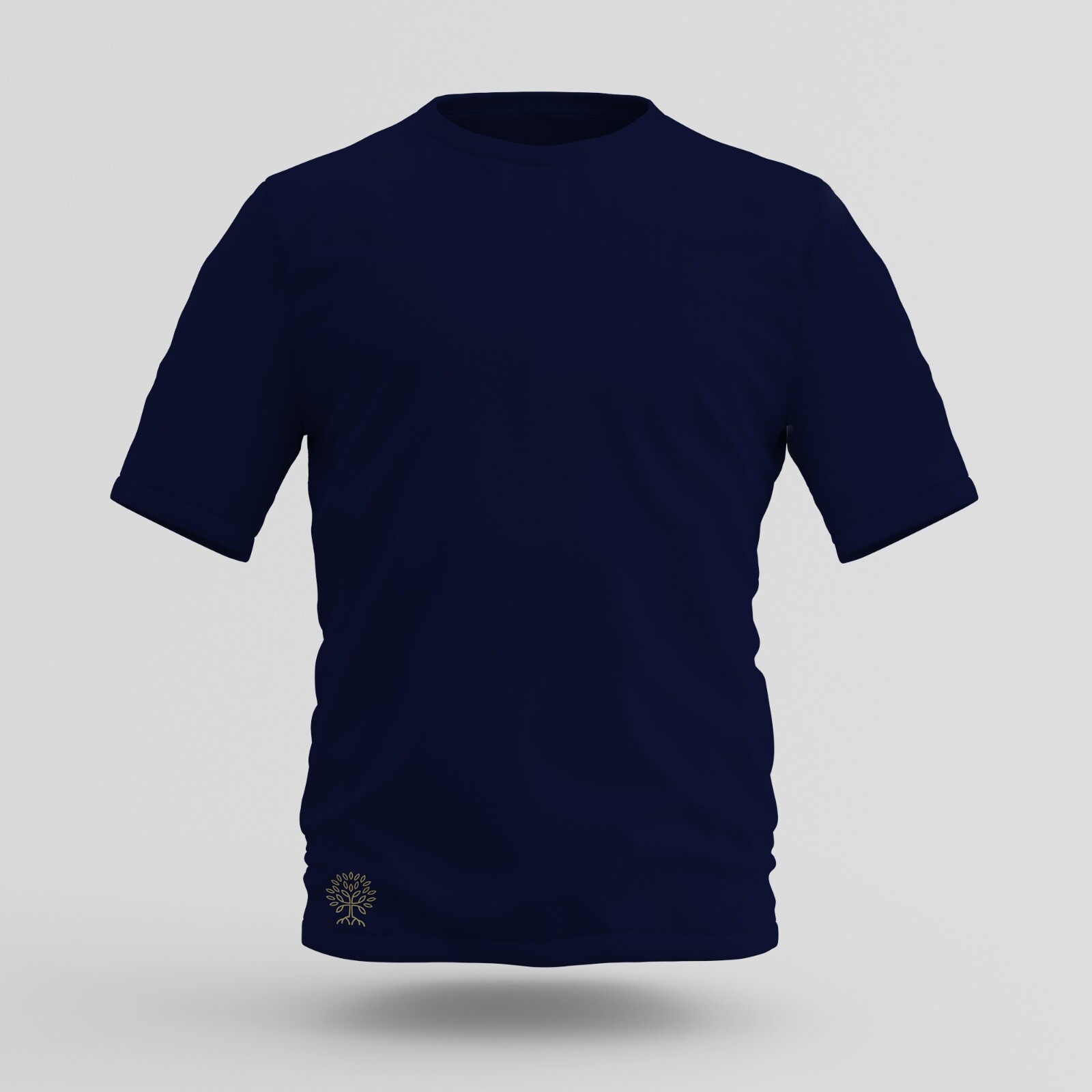 Peruvian Eco Roots Men’s, Short Sleeve, Crew Neck, Pima Cotton Jersey T-Shirt