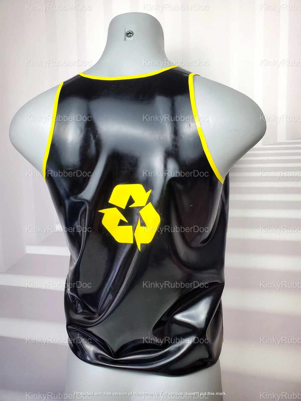 Customizable Latex Rubber Tank Top – PISS