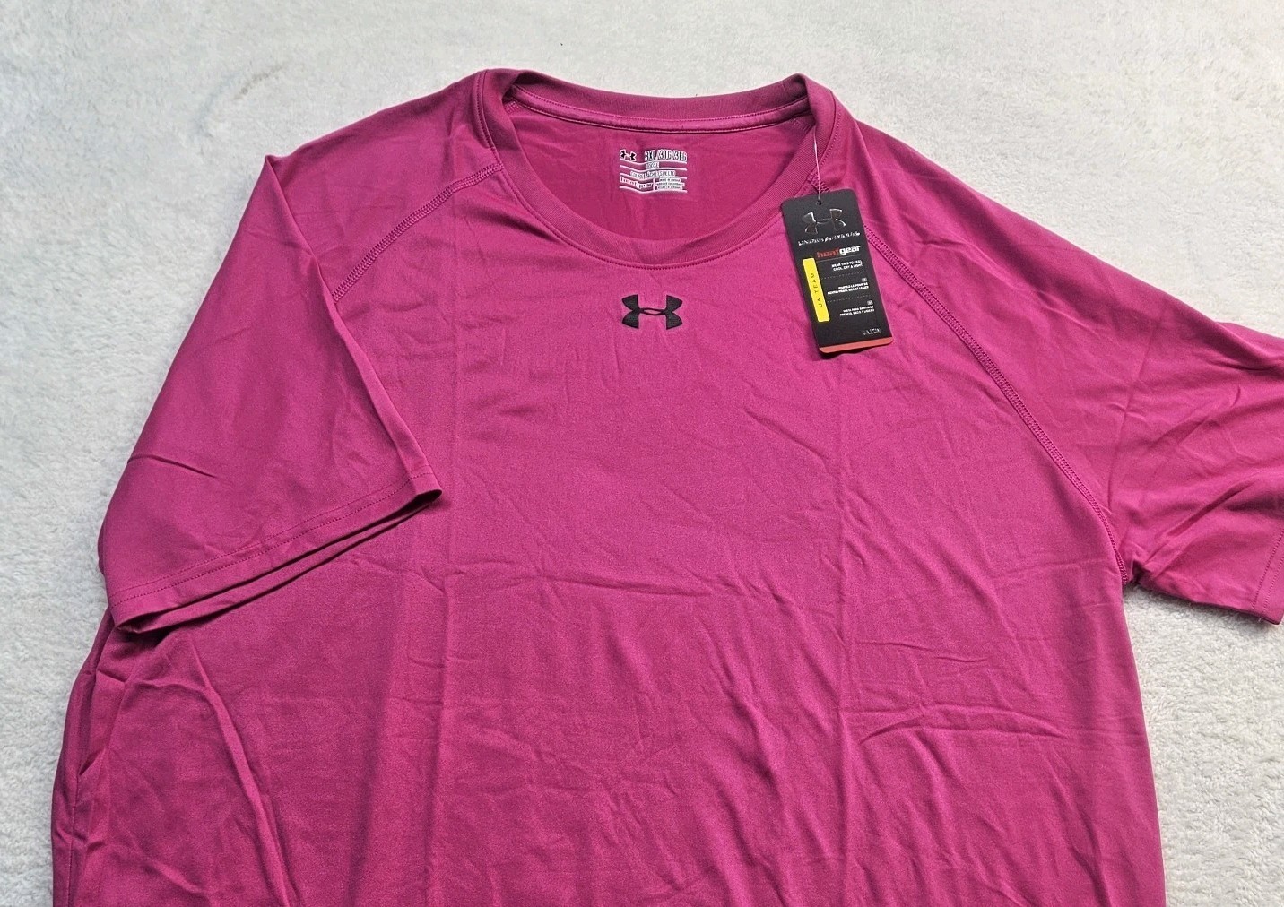 Under Armour HeatGear Fitted Performance S/S T-SHIRT Mens Sz 3XL