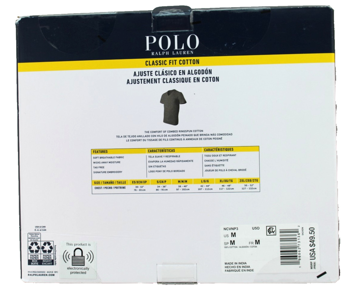 POLO Ralph Lauren Men’s Size Medium Various Colors V-Neck T-shirts RETAIL $49.50