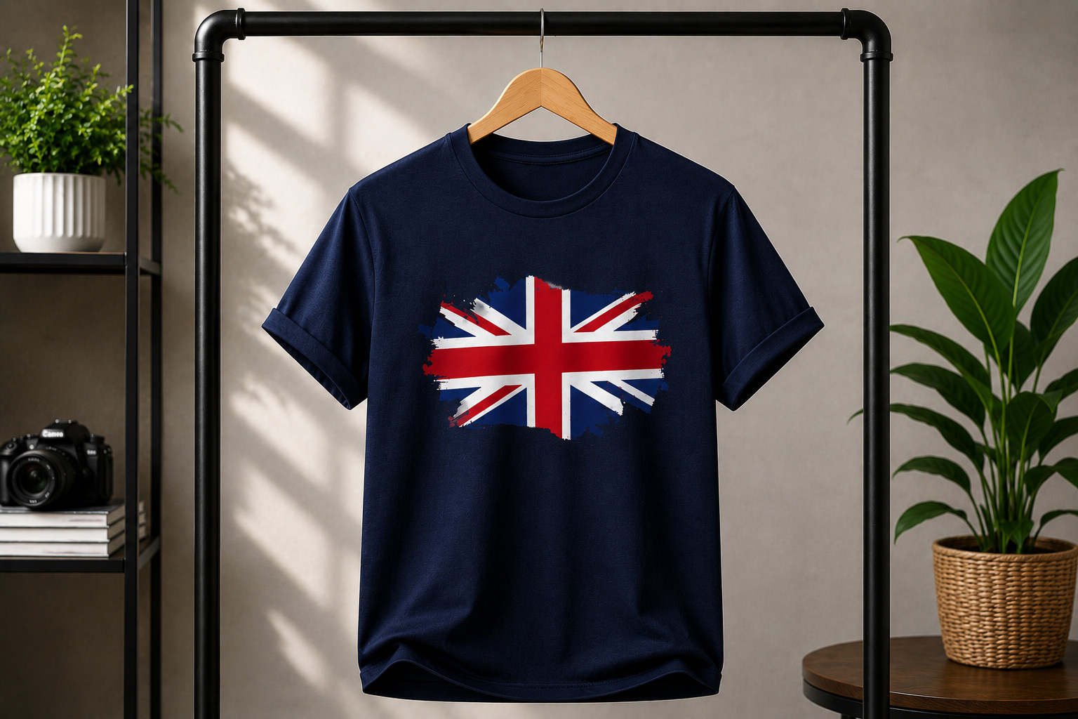 UK Flag TEE| British Union Tee | UK Graphic | Lightweight Gift
