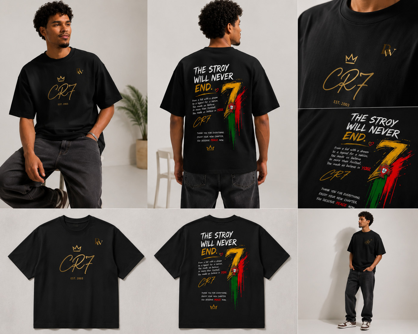 Unisex Boxy Drop Shoulder T-Shirt