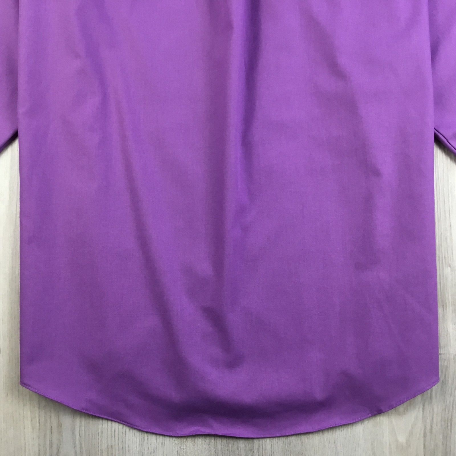 Stafford Mens Shirt 16 32-33 Purple Performance Broadcloth Super Shirt Utility