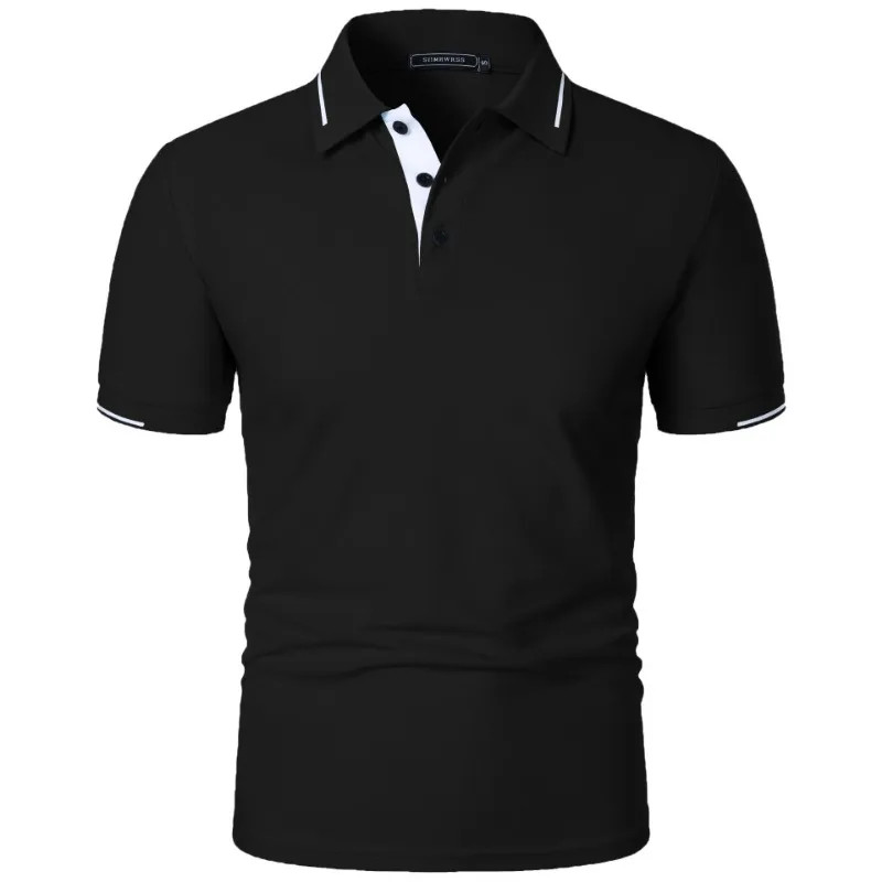 Men Breathable Summer Polo Shirt Beach Casual Tshirt Top Daily Fit Tee Gym Gift