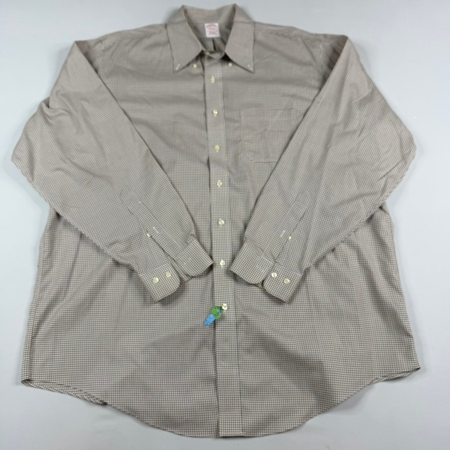 Brooks Brothers Button Down Shirt Lot of 3 Mens 18-37 Blue Pink Brown