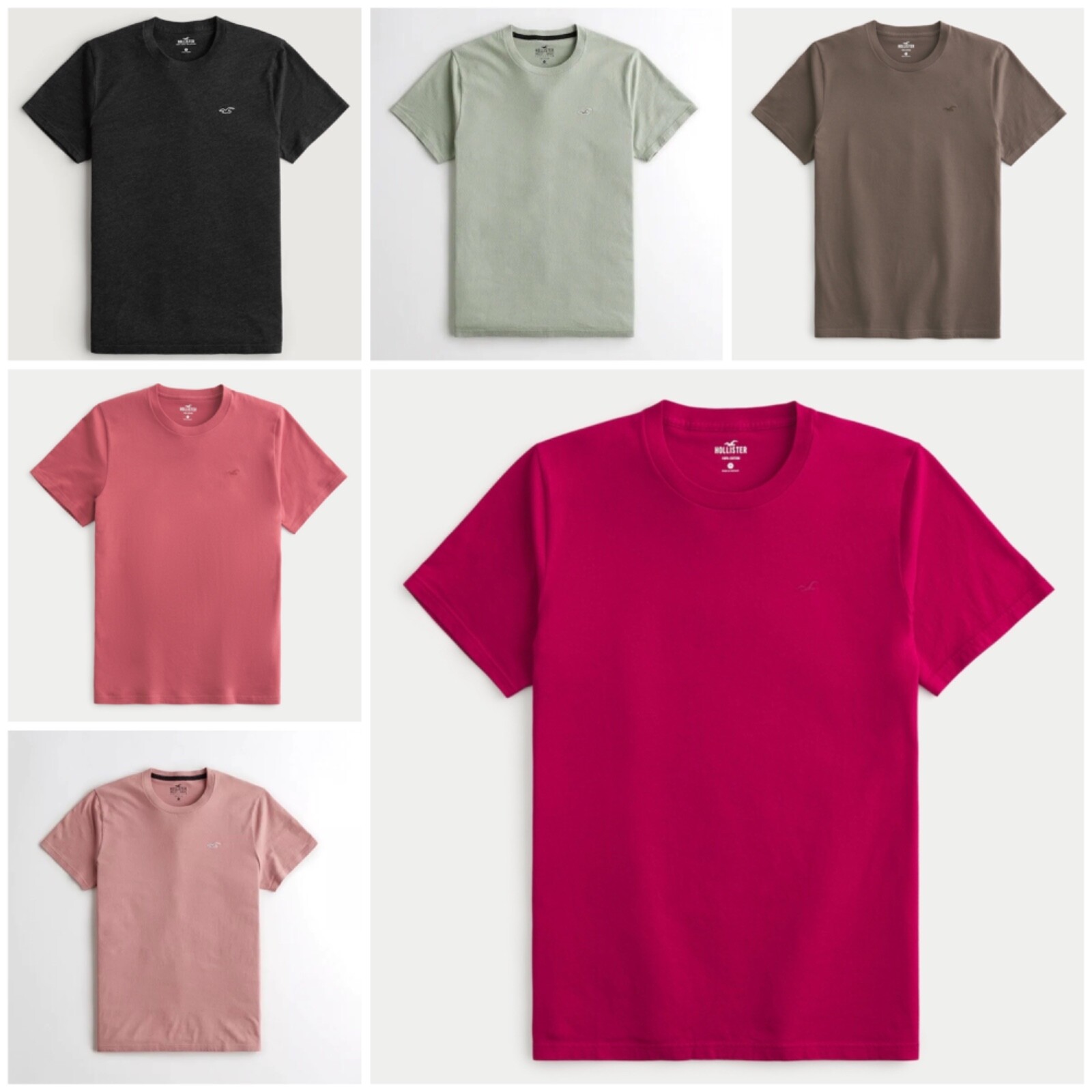 NWT HOLLISTER MEN’S Soft Icon Tees T-Shirts, YOUR CHOICE, Sizes M / L / XL / XXL