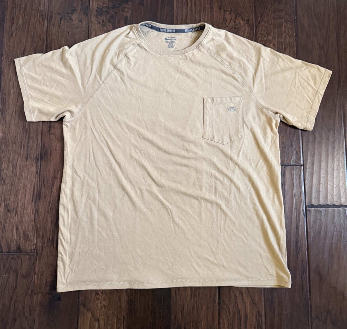 Dickies Men’s Temp iQ Performance Cooling Pocket T Shirt Sand Brown 2XL