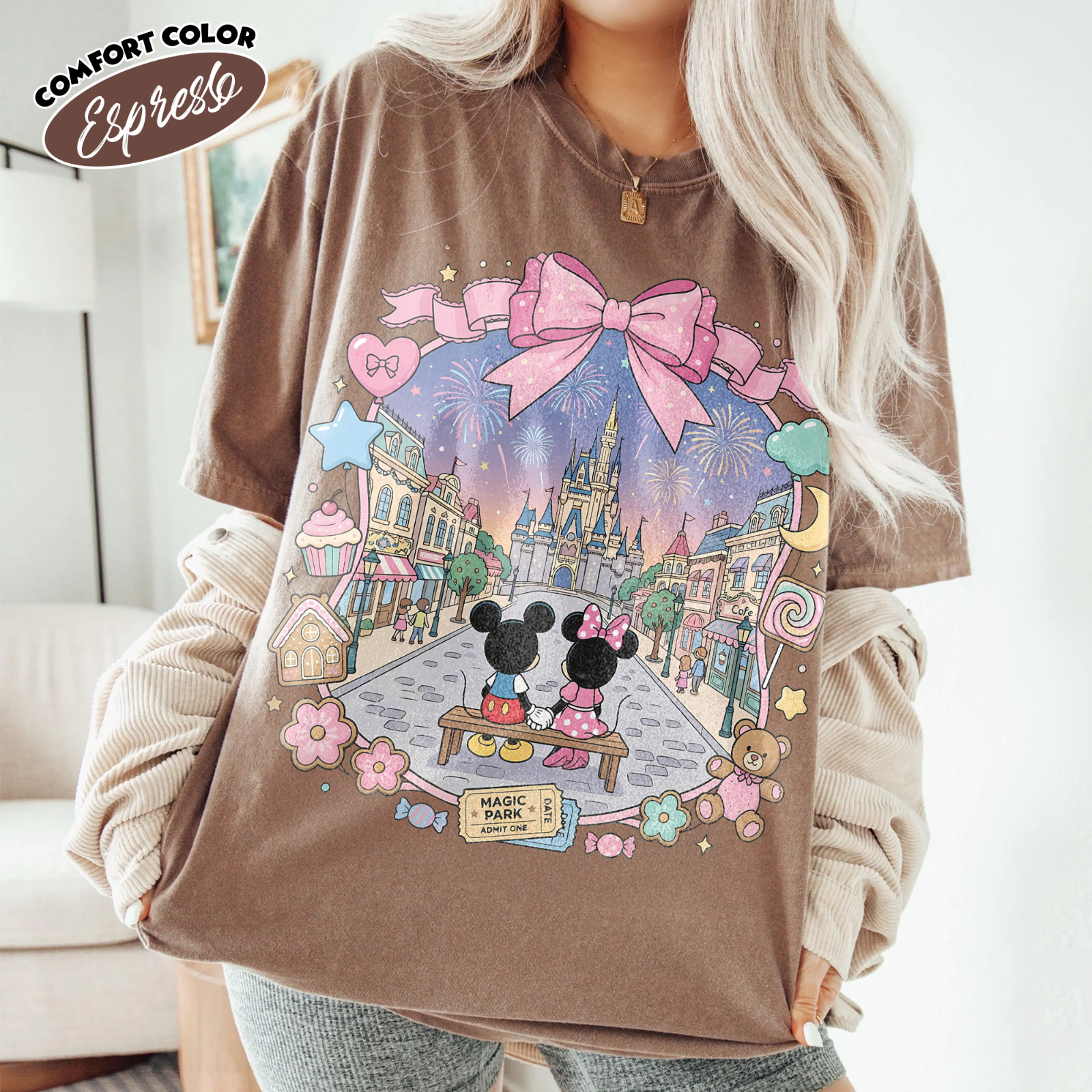 Castle Couple Shirt, Magic Kingdom T-Shirt