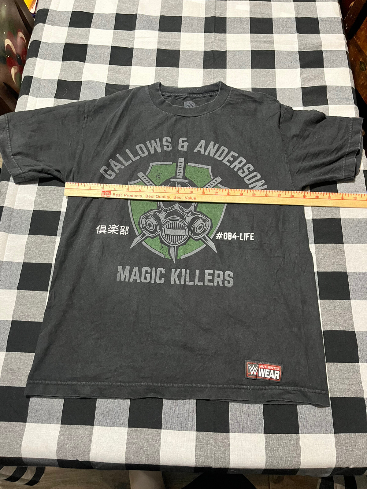 Gallows and Anderson Magic Killers WWE Mens T Shirt Size Medium Authentic Wear