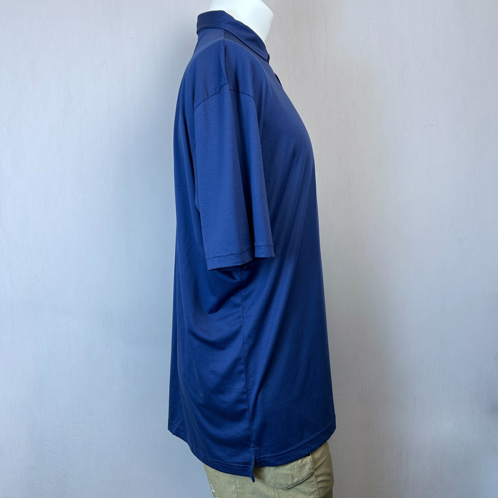 Peter Millar Polo Mens Large Tall Extra Large Tall 2XLT Blue Crown Comfort